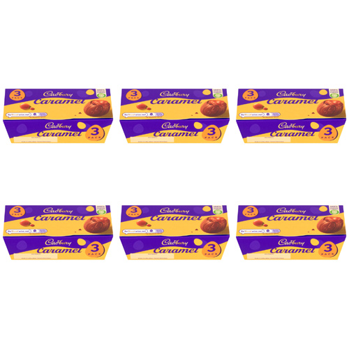 Cadbury Caramel Egg 3 Pack (Bulk Buy Pack Of 6)
