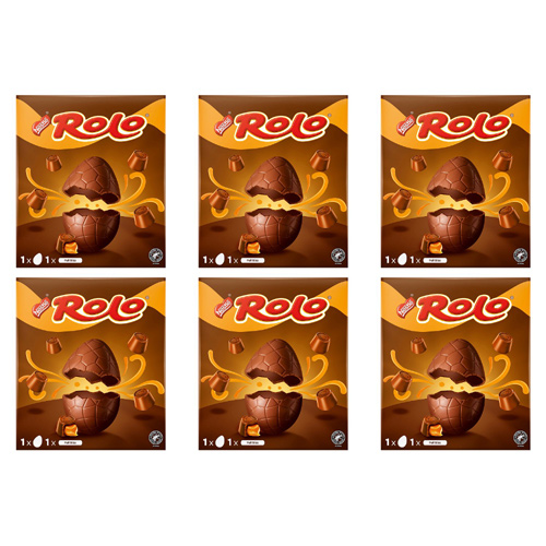 Nestle Rolo Large Easter Egg (Bulk Buy Pack Of 6)