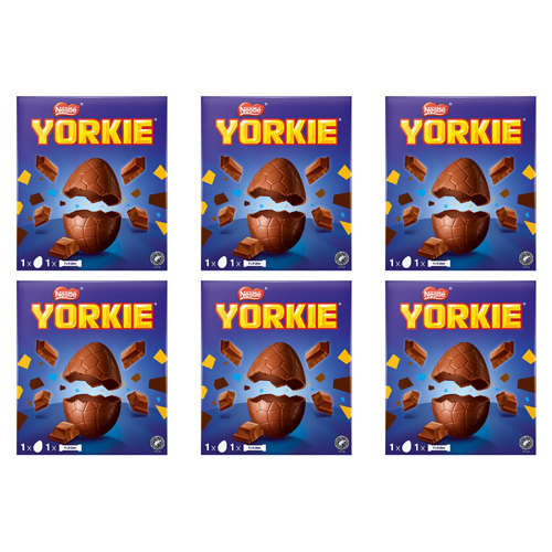 Nestle Yorkie Large Easter Egg (Bulk Buy Pack Of 6)