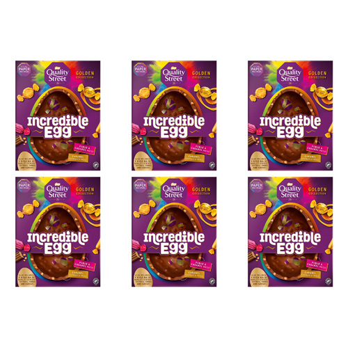 Quality Street Giant Easter Egg (Bulk Buy Pack Of 6)