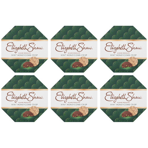 Elizabeth Shaw Mint Crisp Dark Chocolates (Bulk Buy Pack Of 6)