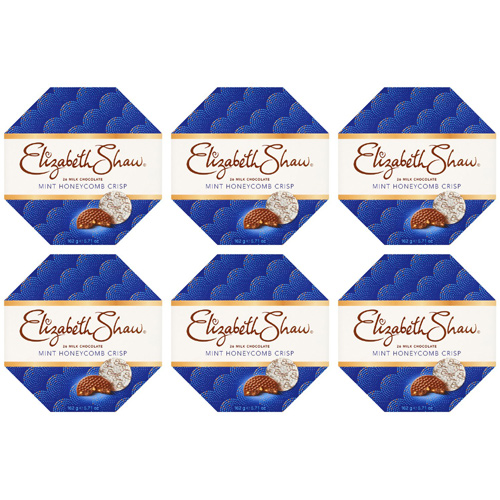 Elizabeth Shaw Mint Crisp Milk Chocolates (Bulk Buy Pack Of 6)