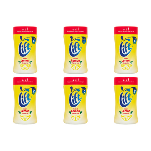 Lift Instant Lemon Tea Sweetened (Bulk Buy Pack Of 6)