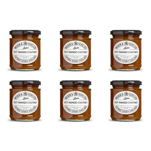 Wilkin & Sons Tiptree Hot Mango Chutney (Bulk Buy Pack Of 6)