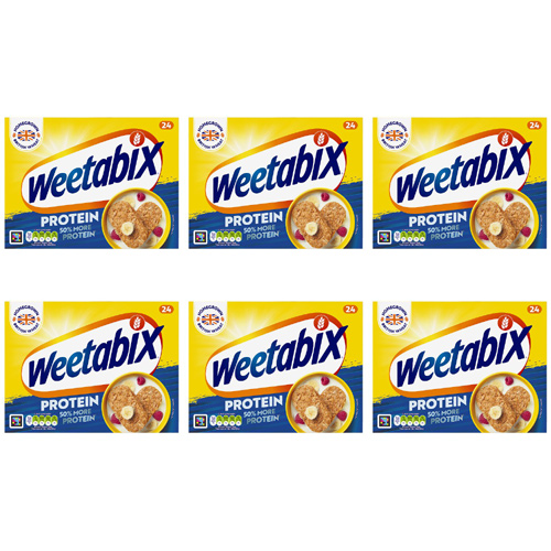 Weetabix Protein Biscuits 24s (Bulk Buy Pack Of 6)