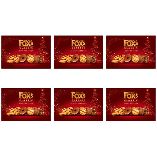 Foxs Classic Biscuit Selection Carton (Bulk Buy Pack Of 6)