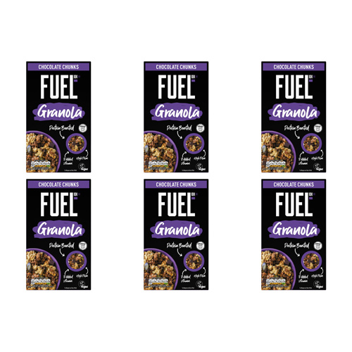 FUEL 10K Chocolate Chunks Protein Granola (Bulk Buy Pack Of 6)