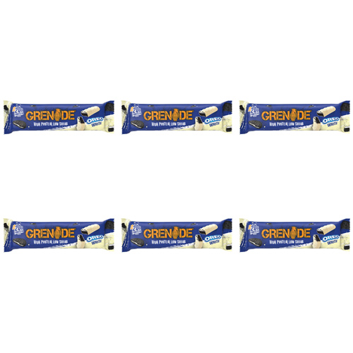 Grenade Oreo White Protein Bar (Bulk Buy Pack Of 6)