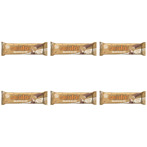 Grenade Caramel Chaos Protein Bar (Bulk Buy Pack Of 6)
