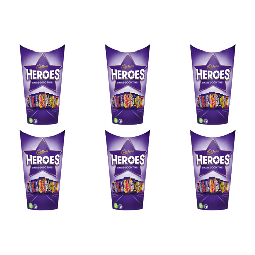 Cadbury Heroes Carton (Bulk Buy Pack Of 6)
