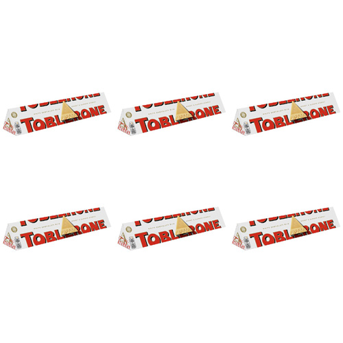 Toblerone White (Bulk Buy Pack Of 6)