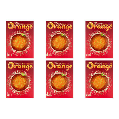 Terrys Chocolate Orange Dark (Bulk Buy Pack Of 6)