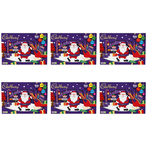Cadbury Medium Santa Selection Box (Bulk Buy Pack Of 6)