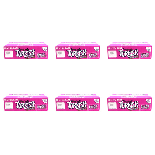 Frys Turkish Delight - 48 x 51g (Bulk Buy Pack Of 6)