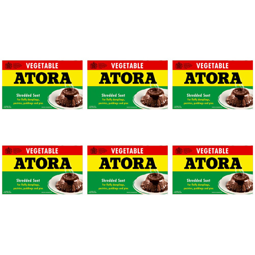 Atora Shredded Vegetable Suet (Bulk Buy Pack Of 6)