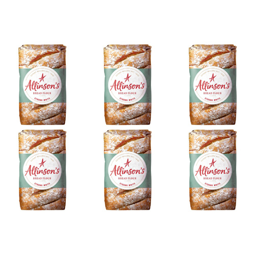 Allinson Strong White Bread Flour (Bulk Buy Pack Of 6)