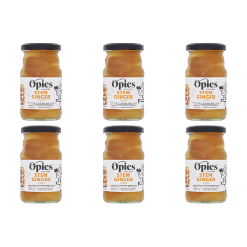 Opies Chinese Stem Ginger (Bulk Buy Pack Of 6)