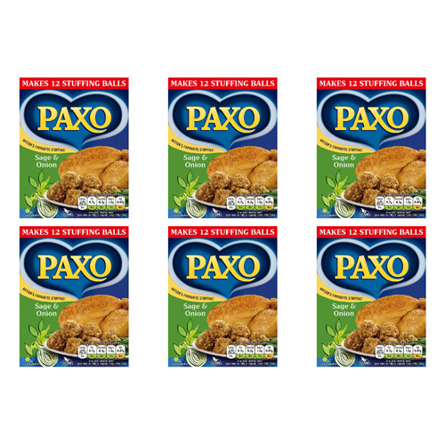 Paxo Sage and Onion Stuffing Mix (Bulk Buy Pack Of 6)
