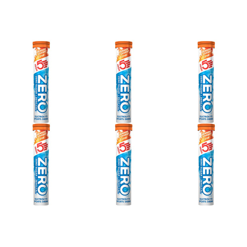 High5 Zero Cherry Orange Flavour Electrolyte Sports Drink (Bulk Buy Pack Of 6)