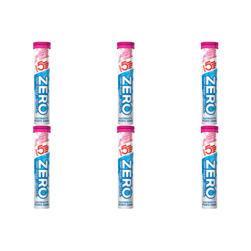 High5 Zero Pink Grapefruit Flavour Electrolyte Sports Drink (Bulk Buy Pack Of 6)