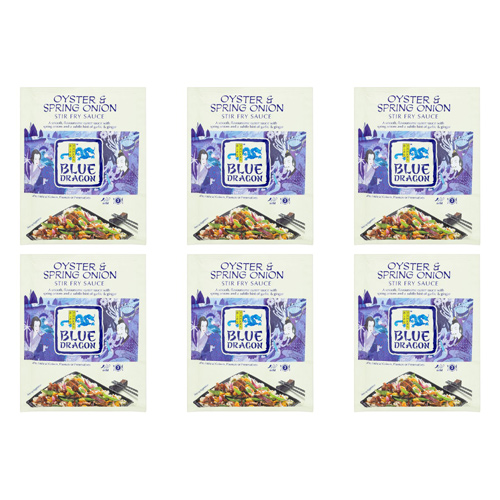 Blue Dragon Oyster & Spring Onion Stir Fry Sauce (Bulk Buy Pack Of 6)
