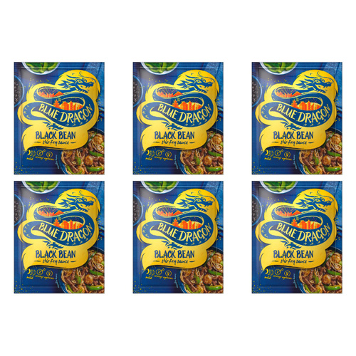 Blue Dragon Canton Black Bean Stir Fry Sauce (Bulk Buy Pack Of 6)