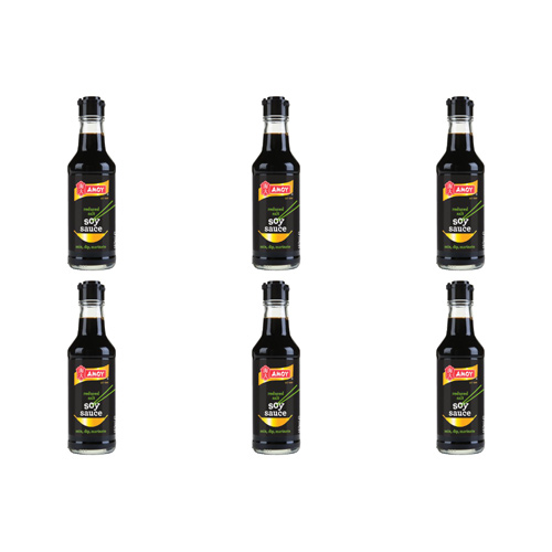 Amoy Reduced Salt Soy Sauce (Bulk Buy Pack Of 6)