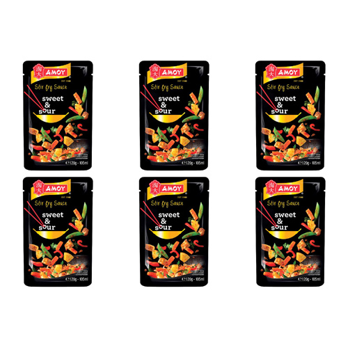 Amoy Stir Fry Tangy Sweet & Sour (Bulk Buy Pack Of 6)
