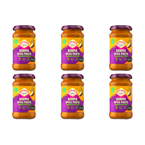 Pataks Korma Curry Paste (Bulk Buy Pack Of 6)