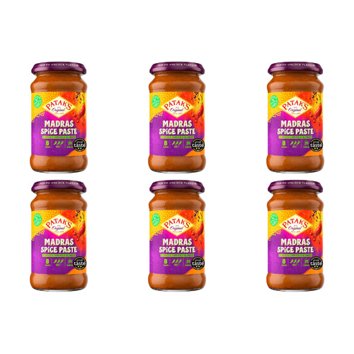 Pataks Madras Curry Paste (Bulk Buy Pack Of 6)