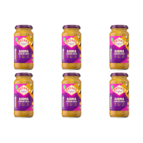 Pataks Korma Cooking Sauce (Bulk Buy Pack Of 6)