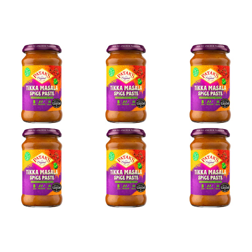 Pataks Tikka Masala Paste (Bulk Buy Pack Of 6)