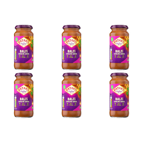 Pataks Medium Balti Sauce Jar (Bulk Buy Pack Of 6)