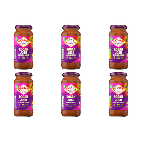 Pataks Rogan Josh Sauce Jar (Bulk Buy Pack Of 6)