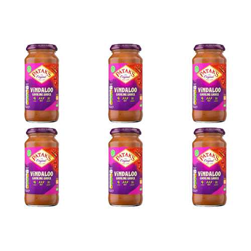 Pataks Vindaloo Cooking Sauce (Bulk Buy Pack Of 6)
