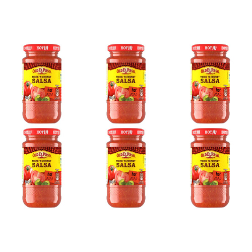 Old El Paso Salsa Hot (Bulk Buy Pack Of 6)