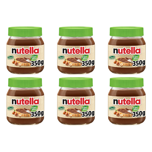 Nutella Plant Based Hazelnut & Chocolate Spread (Bulk Buy Pack Of 6)