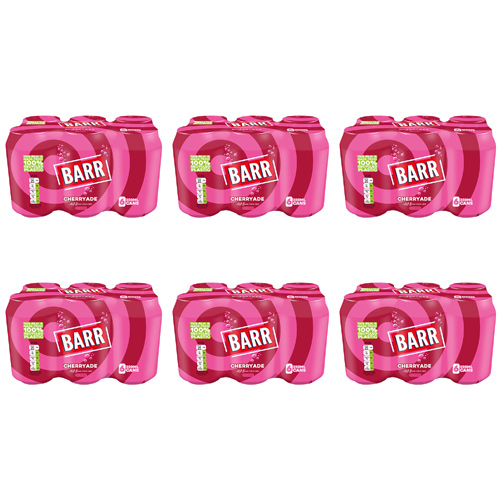 Barr Cherryade 6pk (Bulk Buy Pack Of 6)