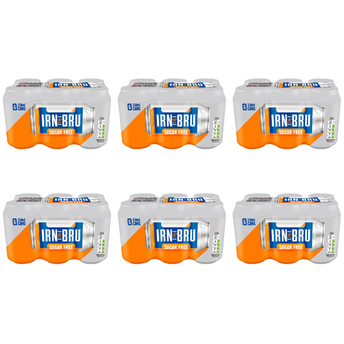 Irn Bru Sugar Free 6pk PMP (Bulk Buy Pack Of 6)