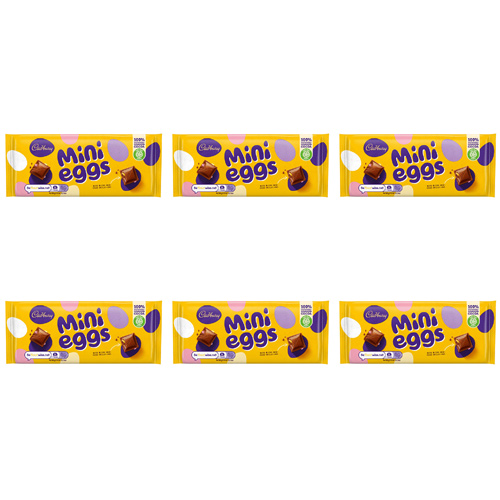 Cadbury Mini Eggs Tablet (Bulk Buy Pack Of 6)