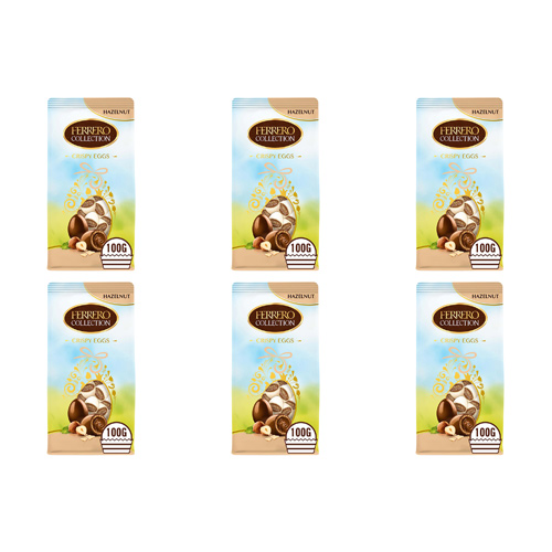 Ferrero Rocher Mini Eggs Hazelnut (Bulk Buy Pack Of 6)