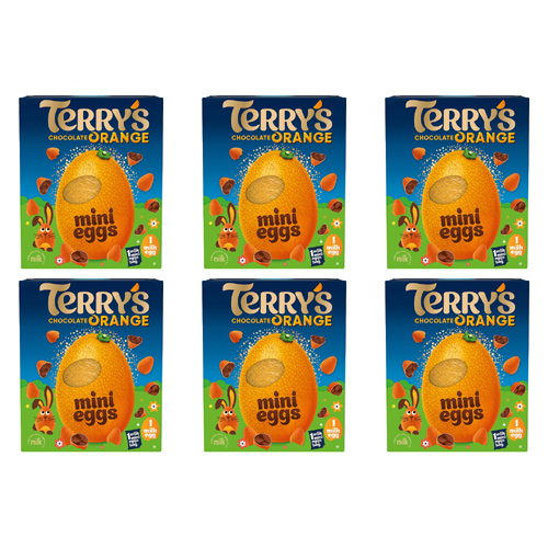 Terrys Chocolate Orange Egg and Mini Eggs (Bulk Buy Pack Of 6)