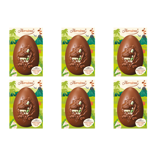 Thorntons Milk Chocolate Dinosaur Egg (Bulk Buy Pack Of 6)