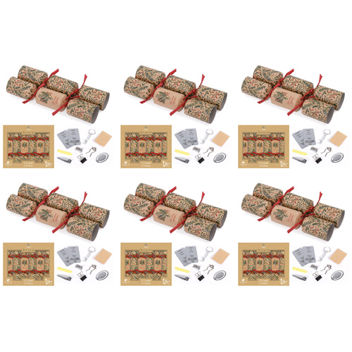 Tom Smith Luxury Kraft Mini Crackers 6pk (Bulk Buy Pack Of 6)