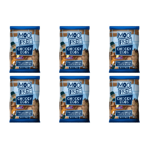 Moo Free Choccy Eggs (Bulk Buy Pack Of 6)