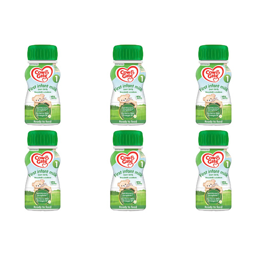 Cow & Gate First Infant Milk Ready to Drink (Bulk Buy Pack Of 6)