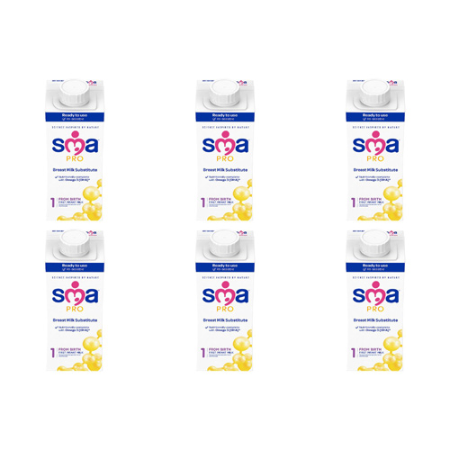 SMA First Infant Milk Ready to Drink (Bulk Buy Pack Of 6)