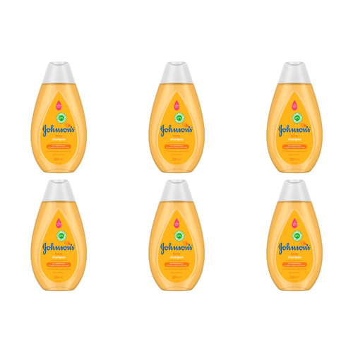 Johnsons Baby Gold Shampoo Large (Bulk Buy Pack Of 6)