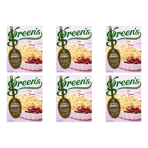 Greens Classic Crumble (Bulk Buy Pack Of 6)