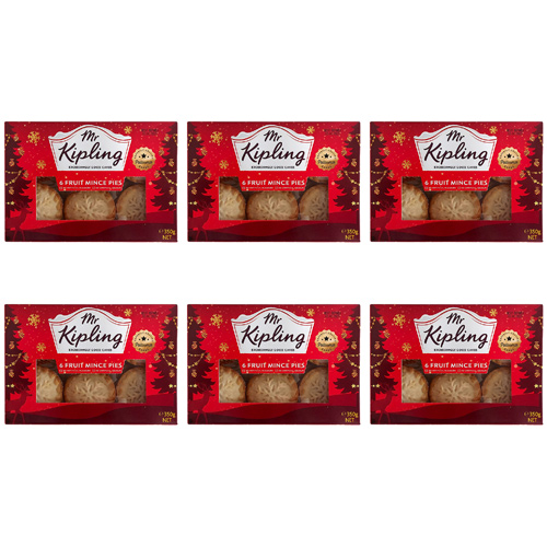 Mr Kipling Mince Pies (Bulk Buy Pack Of 6)